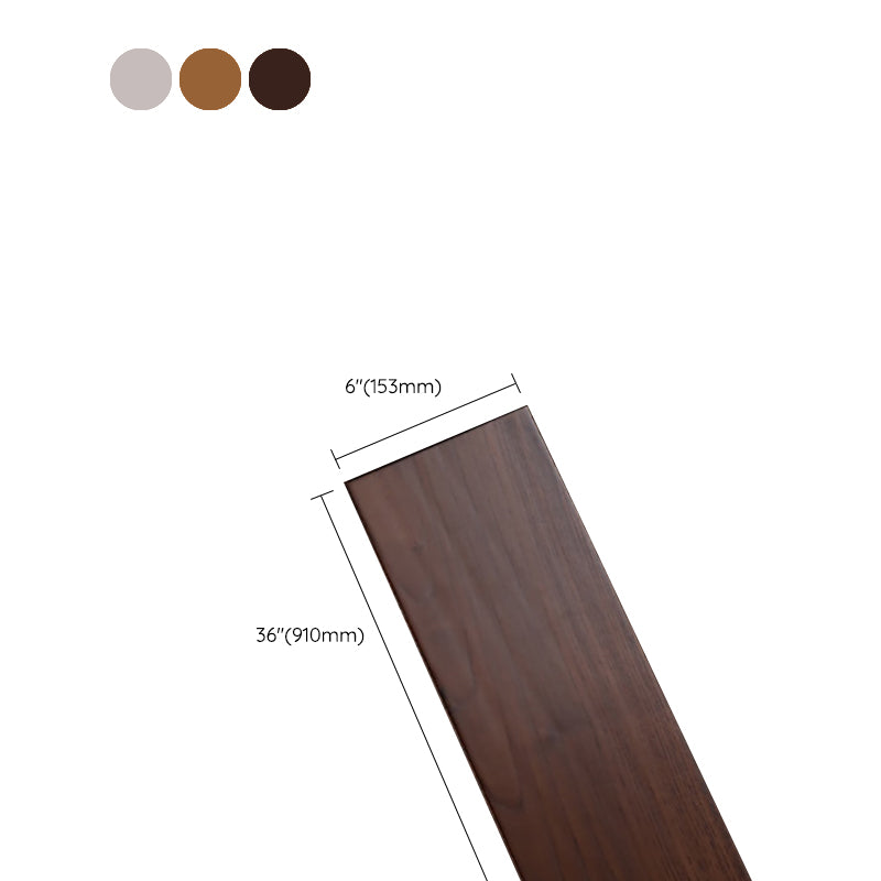 Modern Side Trim Piece Wire Brushed Click-Locking Wood Flooring Tiles Clearhalo 'Flooring 'Hardwood Flooring' 'hardwood_flooring' 'Home Improvement' 'home_improvement' 'home_improvement_hardwood_flooring' Walls and Ceiling' 7381129