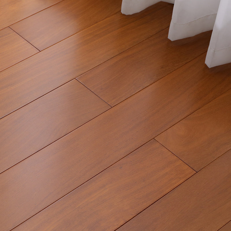 Modern Wood Floor Tile Click-Locking Water Resistant Plank Flooring Brown Yellow Clearhalo 'Flooring 'Hardwood Flooring' 'hardwood_flooring' 'Home Improvement' 'home_improvement' 'home_improvement_hardwood_flooring' Walls and Ceiling' 7381133