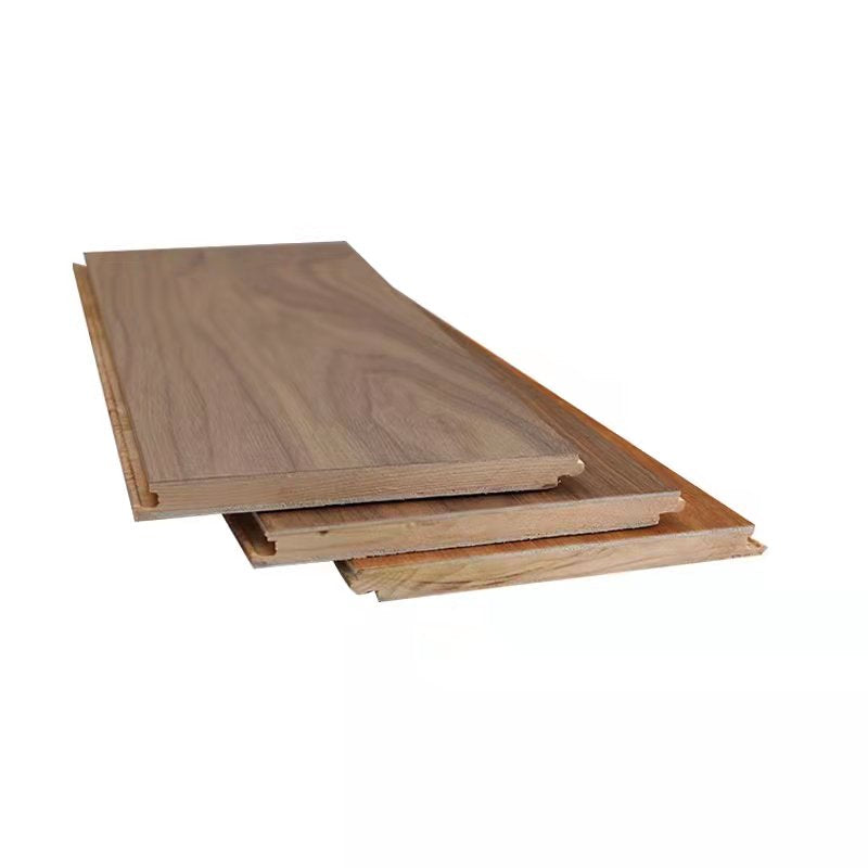 Traditional Side Trim Piece Wire Brushed Click Lock Wooden Wall Planks Clearhalo 'Flooring 'Hardwood Flooring' 'hardwood_flooring' 'Home Improvement' 'home_improvement' 'home_improvement_hardwood_flooring' Walls and Ceiling' 7381171