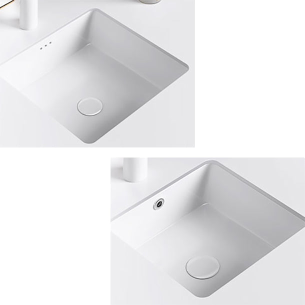 Classic Bathroom Sink Rectangular White Wash Stand with Pop-Up Drain Clearhalo 'Bathroom Remodel & Bathroom Fixtures' 'Bathroom Sinks & Faucet Components' 'Bathroom Sinks' 'bathroom_sink' 'Home Improvement' 'home_improvement' 'home_improvement_bathroom_sink' 7381256