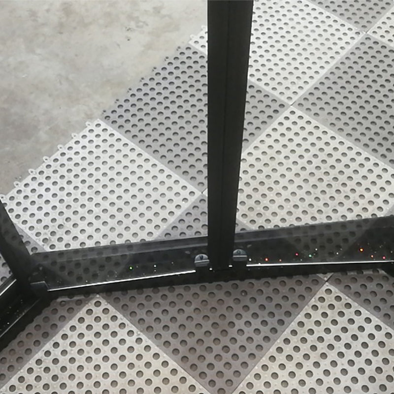 Framed Black Shower Enclosure Double Sliding Neo-Angle Shower Enclosure Clearhalo 'Bathroom Remodel & Bathroom Fixtures' 'Home Improvement' 'home_improvement' 'home_improvement_shower_stalls_enclosures' 'Shower Stalls & Enclosures' 'shower_stalls_enclosures' 'Showers & Bathtubs' 7381477