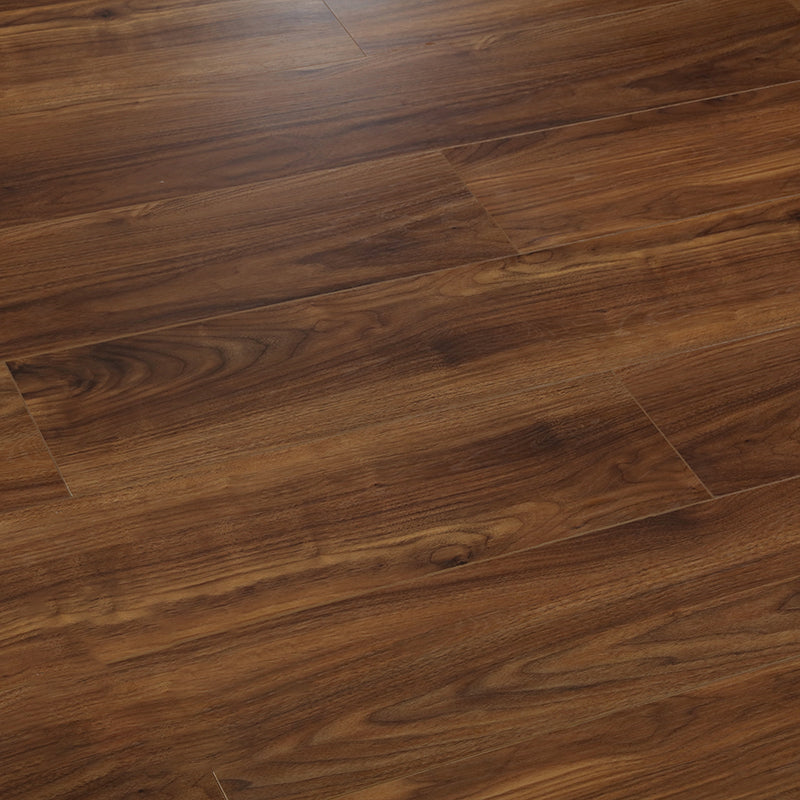 Laminate Flooring Wooden Click-clock Scratch Resistant Indoor Laminate Flooring Dark Coffee Clearhalo 'Flooring 'Home Improvement' 'home_improvement' 'home_improvement_laminate_flooring' 'Laminate Flooring' 'laminate_flooring' Walls and Ceiling' 7382146