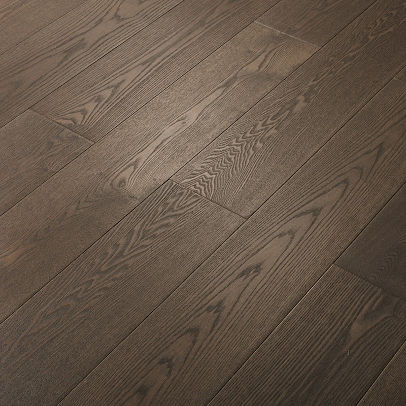 Traditional Laminate Flooring Click-Lock 15mm Thickness Scratch Resistant Waterproof Dark Brown Ash Clearhalo 'Flooring 'Home Improvement' 'home_improvement' 'home_improvement_laminate_flooring' 'Laminate Flooring' 'laminate_flooring' Walls and Ceiling' 7382163