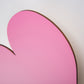 Pink Finish Heart Wall Lighting Lovely Wood LED Sconce Light for Baby Girls Bedroom Hallway Clearhalo 'Wall Lamps & Sconces' 'Wall Lights' Lighting' 73827