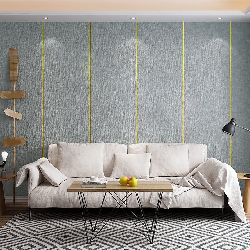 Modern Wall Interior Paneling Textured Wall Covering Water Proof Plank Light Gray Clearhalo 'Flooring 'Home Improvement' 'home_improvement' 'home_improvement_wall_paneling' 'Wall Paneling' 'wall_paneling' 'Walls & Ceilings' Walls and Ceiling' 7382855