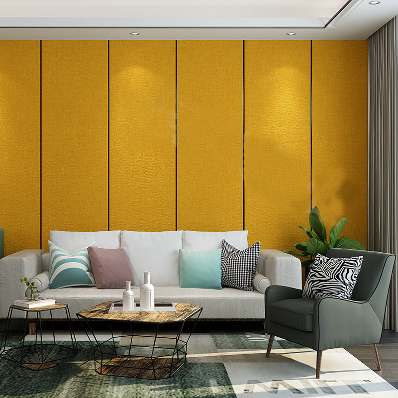 Modern Wall Interior Paneling Textured Wall Covering Water Proof Plank Yellow Clearhalo 'Flooring 'Home Improvement' 'home_improvement' 'home_improvement_wall_paneling' 'Wall Paneling' 'wall_paneling' 'Walls & Ceilings' Walls and Ceiling' 7382858