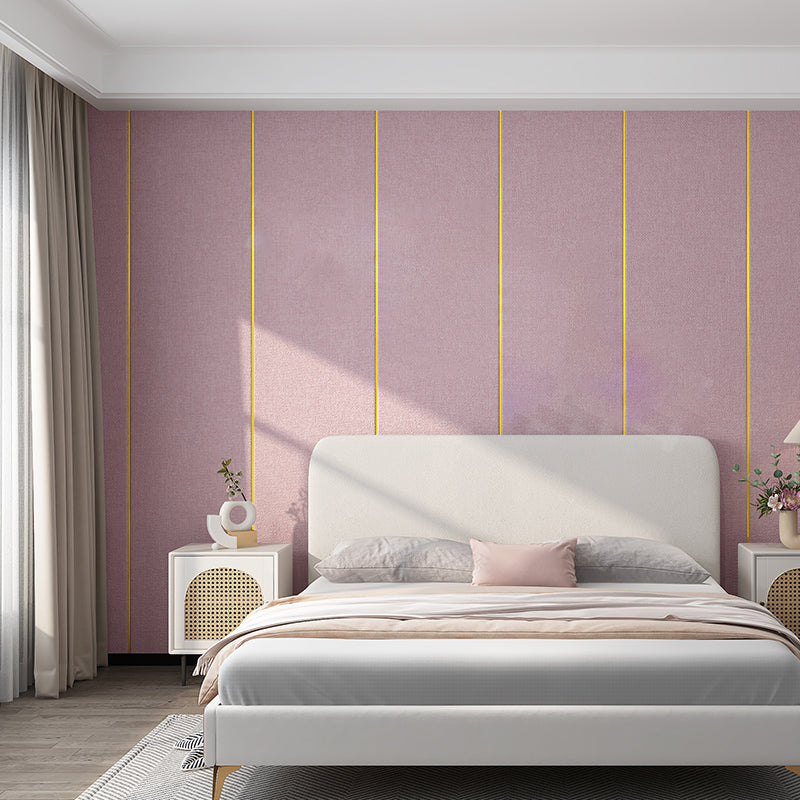 Modern Wall Interior Paneling Textured Wall Covering Water Proof Plank Pinkish Red Clearhalo 'Flooring 'Home Improvement' 'home_improvement' 'home_improvement_wall_paneling' 'Wall Paneling' 'wall_paneling' 'Walls & Ceilings' Walls and Ceiling' 7382863