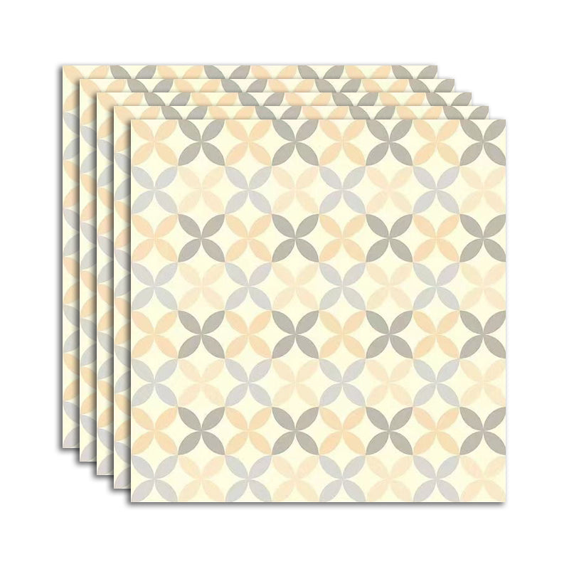 Ceramic Singular Tile Square Shape Floor and Wall Tile with Slip Resistance Beige Clearhalo 'Floor Tiles & Wall Tiles' 'floor_tiles_wall_tiles' 'Flooring 'Home Improvement' 'home_improvement' 'home_improvement_floor_tiles_wall_tiles' Walls and Ceiling' 7383432