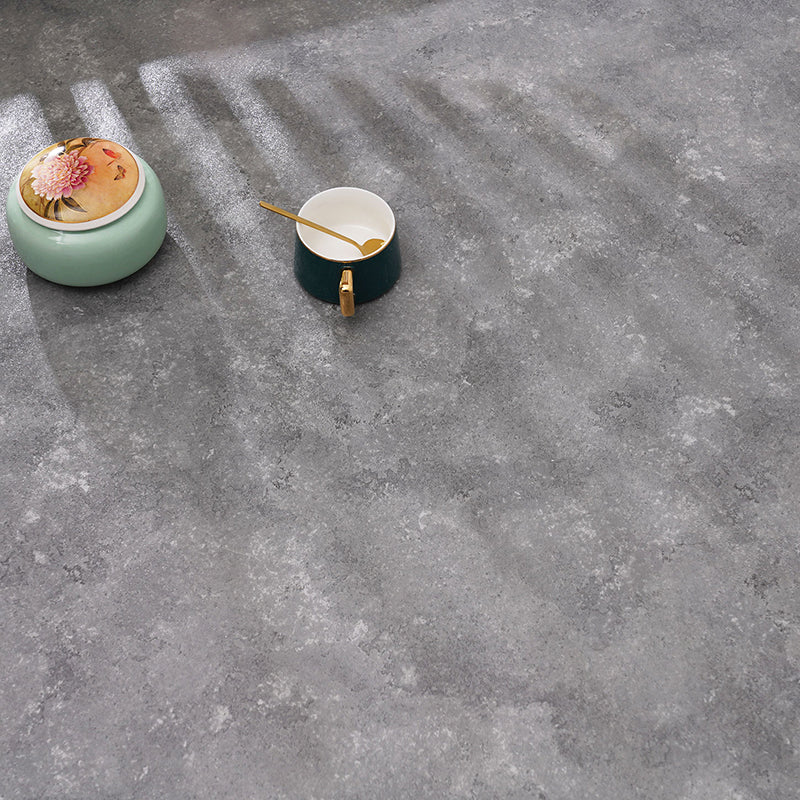 Scratch Resistant Plastic floor Rectangular Fabric Look Square Edge Floor Dark Gray Clearhalo 'Flooring 'Home Improvement' 'home_improvement' 'home_improvement_vinyl_flooring' 'Vinyl Flooring' 'vinyl_flooring' Walls and Ceiling' 7383474