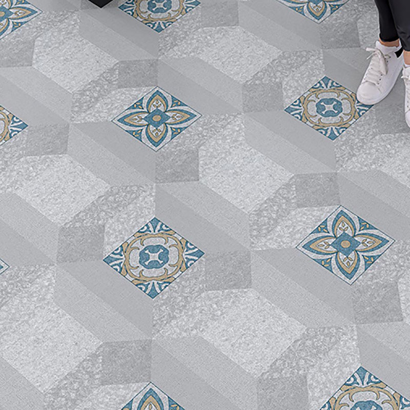 Scratch Resistant Plastic floor Rectangular Fabric Look Square Edge Floor Brown Clearhalo 'Flooring 'Home Improvement' 'home_improvement' 'home_improvement_vinyl_flooring' 'Vinyl Flooring' 'vinyl_flooring' Walls and Ceiling' 7383483