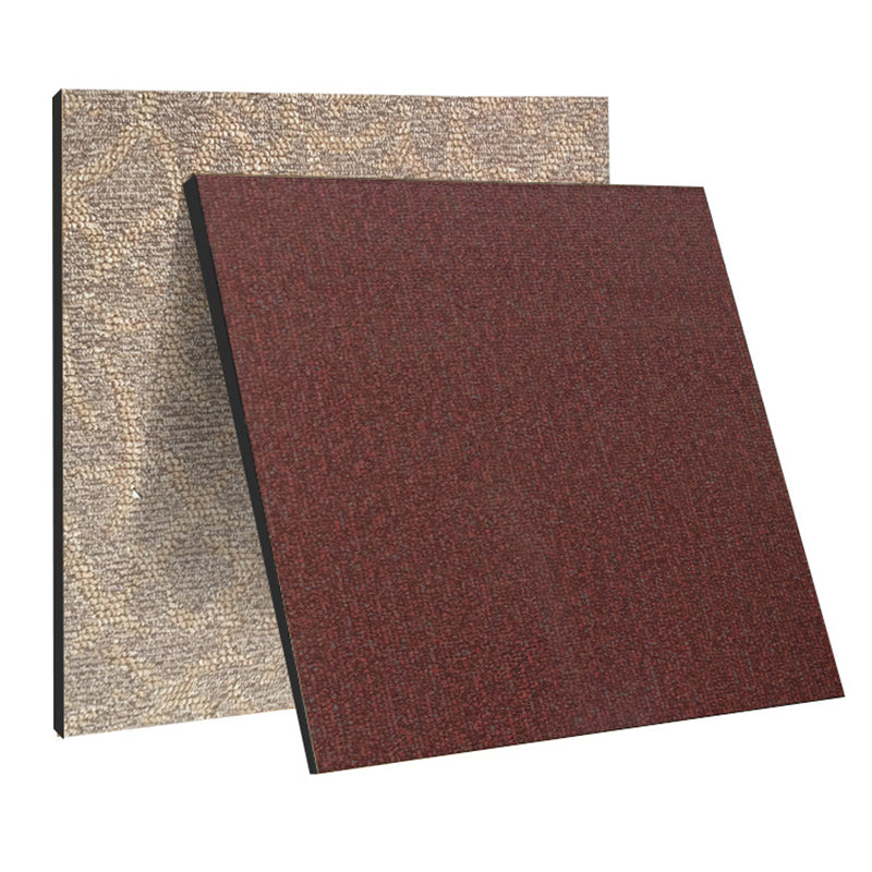 Water-resistant Plastic Floor Rectangular Fabric Look Square Edge Floor Tile Clearhalo 'Flooring 'Home Improvement' 'home_improvement' 'home_improvement_vinyl_flooring' 'Vinyl Flooring' 'vinyl_flooring' Walls and Ceiling' 7383499