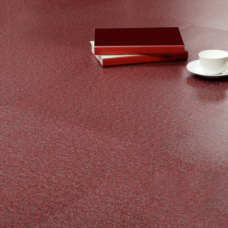 Water-resistant Plastic Floor Rectangular Fabric Look Square Edge Floor Tile Red Wood Clearhalo 'Flooring 'Home Improvement' 'home_improvement' 'home_improvement_vinyl_flooring' 'Vinyl Flooring' 'vinyl_flooring' Walls and Ceiling' 7383505