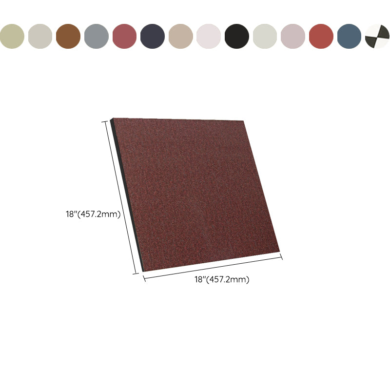 Water-resistant Plastic Floor Rectangular Fabric Look Square Edge Floor Tile Clearhalo 'Flooring 'Home Improvement' 'home_improvement' 'home_improvement_vinyl_flooring' 'Vinyl Flooring' 'vinyl_flooring' Walls and Ceiling' 7383514