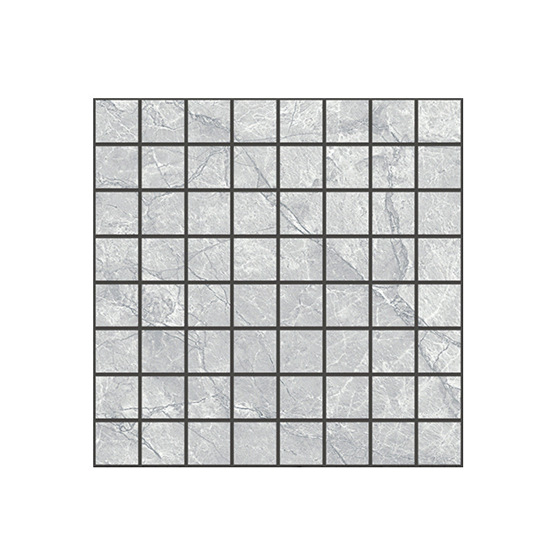 Mosaic Tile Peel and Stick Tile Pvc 3D Kitchen Backsplash Peel and Stick Wall Tile Gray-White Clearhalo 'Flooring 'Home Improvement' 'home_improvement' 'home_improvement_peel_stick_blacksplash' 'Peel & Stick Backsplash Tile' 'peel_stick_blacksplash' 'Walls & Ceilings' Walls and Ceiling' 7383521