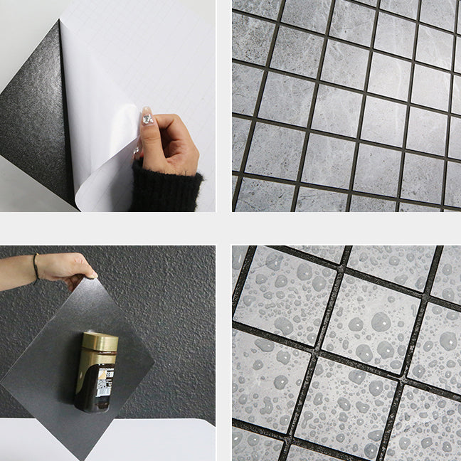 Mosaic Tile Peel and Stick Tile Pvc 3D Kitchen Backsplash Peel and Stick Wall Tile Clearhalo 'Flooring 'Home Improvement' 'home_improvement' 'home_improvement_peel_stick_blacksplash' 'Peel & Stick Backsplash Tile' 'peel_stick_blacksplash' 'Walls & Ceilings' Walls and Ceiling' 7383522