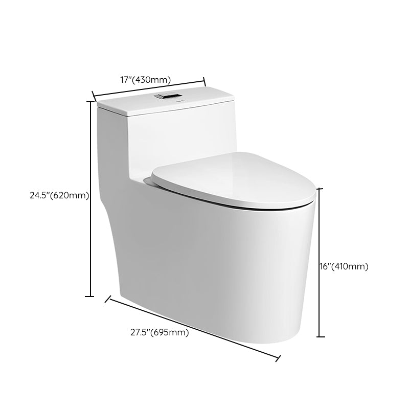 All In One Modern Urine Toilet Floor Mounted Siphon Jet Flush Toilet Clearhalo 'Bathroom Remodel & Bathroom Fixtures' 'Home Improvement' 'home_improvement' 'home_improvement_toilets' 'Toilets & Bidets' 'Toilets' 7384385