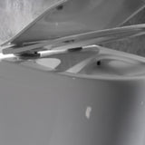 Modern Wall Mounted Flush Toilet White Toilet Bowl with Seat for Washroom Clearhalo 'Bathroom Remodel & Bathroom Fixtures' 'Home Improvement' 'home_improvement' 'home_improvement_toilets' 'Toilets & Bidets' 'Toilets' 7384423