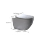 Modern Wall Mounted Flush Toilet White Toilet Bowl with Seat for Washroom Clearhalo 'Bathroom Remodel & Bathroom Fixtures' 'Home Improvement' 'home_improvement' 'home_improvement_toilets' 'Toilets & Bidets' 'Toilets' 7384426