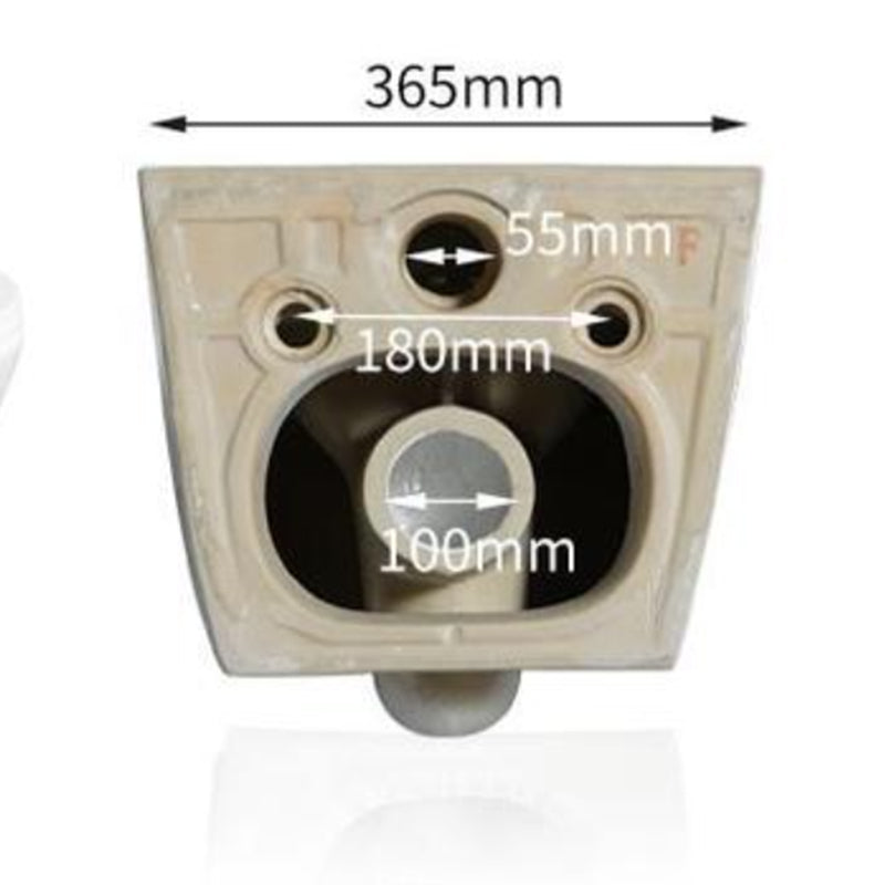 Contemporary Wall Hung Toilet Bowl White Seat Included Urine Toilet for Bathroom Clearhalo 'Bathroom Remodel & Bathroom Fixtures' 'Home Improvement' 'home_improvement' 'home_improvement_toilets' 'Toilets & Bidets' 'Toilets' 7384444