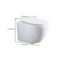 Contemporary Wall Hung Toilet Bowl White Seat Included Urine Toilet for Bathroom Clearhalo 'Bathroom Remodel & Bathroom Fixtures' 'Home Improvement' 'home_improvement' 'home_improvement_toilets' 'Toilets & Bidets' 'Toilets' 7384451