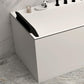 Modern Rectangular Bathtub Acrylic Soaking White Back to Wall Bathtub Clearhalo 'Bathroom Remodel & Bathroom Fixtures' 'Bathtubs' 'Home Improvement' 'home_improvement' 'home_improvement_bathtubs' 'Showers & Bathtubs' 7384492