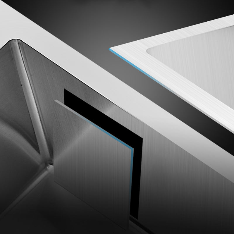 Dirt Resistant Kitchen Sink Soundproof Detail Kitchen Double Sink with Overflow Hole Clearhalo 'Home Improvement' 'home_improvement' 'home_improvement_kitchen_sinks' 'Kitchen Remodel & Kitchen Fixtures' 'Kitchen Sinks & Faucet Components' 'Kitchen Sinks' 'kitchen_sinks' 7385238