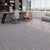 Modern Carpet Floor Tile Level Loop Adhesive Tabs Fire Resistant Carpet Tiles Silver Gray 40-Piece Set Clearhalo 'Carpet Tiles & Carpet Squares' 'carpet_tiles_carpet_squares' 'Flooring 'Home Improvement' 'home_improvement' 'home_improvement_carpet_tiles_carpet_squares' Walls and Ceiling' 7385276