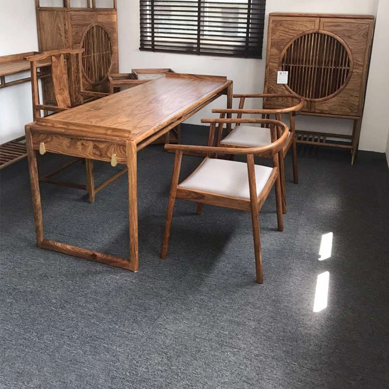 Modern Carpet Floor Tile Level Loop Adhesive Tabs Fire Resistant Carpet Tiles Cream Gray 40-Piece Set Clearhalo 'Carpet Tiles & Carpet Squares' 'carpet_tiles_carpet_squares' 'Flooring 'Home Improvement' 'home_improvement' 'home_improvement_carpet_tiles_carpet_squares' Walls and Ceiling' 7385303