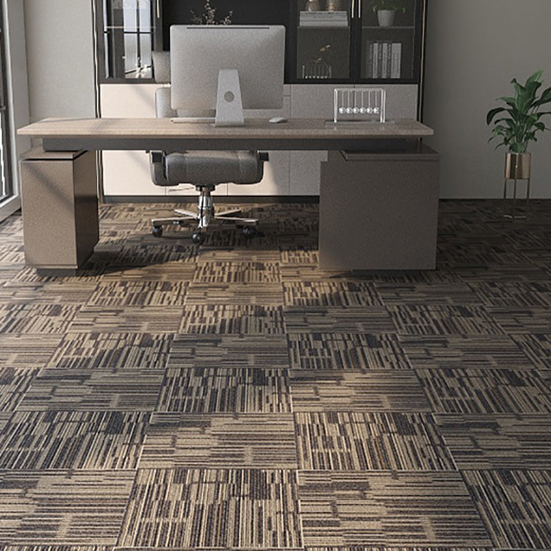 Modern Carpet Floor Tile Level Loop Adhesive Tabs Fire Resistant Carpet Tiles Purple-Red 40-Piece Set Clearhalo 'Carpet Tiles & Carpet Squares' 'carpet_tiles_carpet_squares' 'Flooring 'Home Improvement' 'home_improvement' 'home_improvement_carpet_tiles_carpet_squares' Walls and Ceiling' 7385305