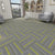 Modern Carpet Floor Tile Level Loop Adhesive Tabs Fire Resistant Carpet Tiles Gray-Green 40-Piece Set Clearhalo 'Carpet Tiles & Carpet Squares' 'carpet_tiles_carpet_squares' 'Flooring 'Home Improvement' 'home_improvement' 'home_improvement_carpet_tiles_carpet_squares' Walls and Ceiling' 7385309