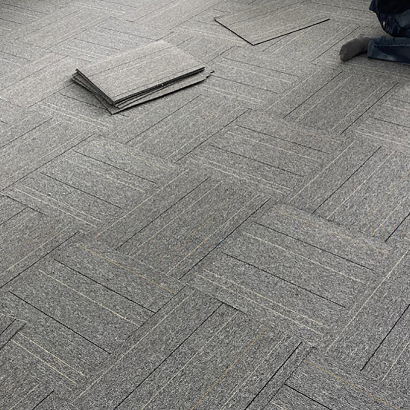 Modern Carpet Floor Tile Level Loop Adhesive Tabs Fire Resistant Carpet