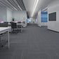 Modern Carpet Tiles Level Loop Fade Resistant Glue Down Carpet Tile Gray Black 1 Set for Wallboard (32 Pieces * 1) Clearhalo 'Carpet Tiles & Carpet Squares' 'carpet_tiles_carpet_squares' 'Flooring 'Home Improvement' 'home_improvement' 'home_improvement_carpet_tiles_carpet_squares' Walls and Ceiling' 7385318