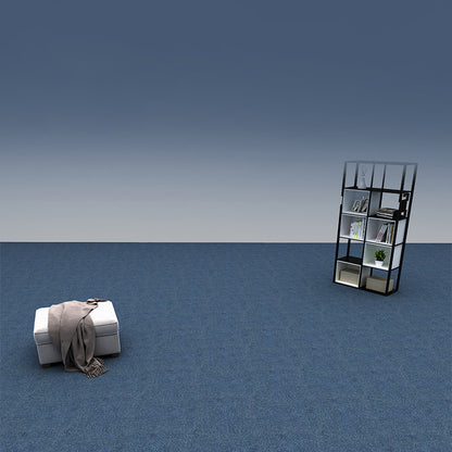 Modern Carpet Tiles Level Loop Fade Resistant Glue Down Carpet Tile Dark Blue 1 Set for Wallboard (32 Pieces * 1) Clearhalo 'Carpet Tiles & Carpet Squares' 'carpet_tiles_carpet_squares' 'Flooring 'Home Improvement' 'home_improvement' 'home_improvement_carpet_tiles_carpet_squares' Walls and Ceiling' 7385354
