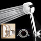 Modern Stainless Steel Hand Shower Water Filtration Round Showerhead Shower & Hose & Hole-free Wall Seat 2 meter Hose Clearhalo 'Bathroom Remodel & Bathroom Fixtures' 'Home Improvement' 'home_improvement' 'home_improvement_shower_heads' 'Shower Heads' 'shower_heads' 'Showers & Bathtubs Plumbing' 'Showers & Bathtubs' 7385381