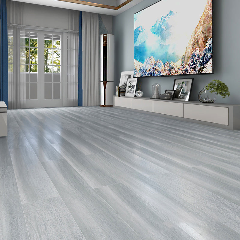 Traditional Wood Floor Planks Click Lock Wire Brushed Trim Piece Bright Grey Clearhalo 'Flooring 'Hardwood Flooring' 'hardwood_flooring' 'Home Improvement' 'home_improvement' 'home_improvement_hardwood_flooring' Walls and Ceiling' 7385736