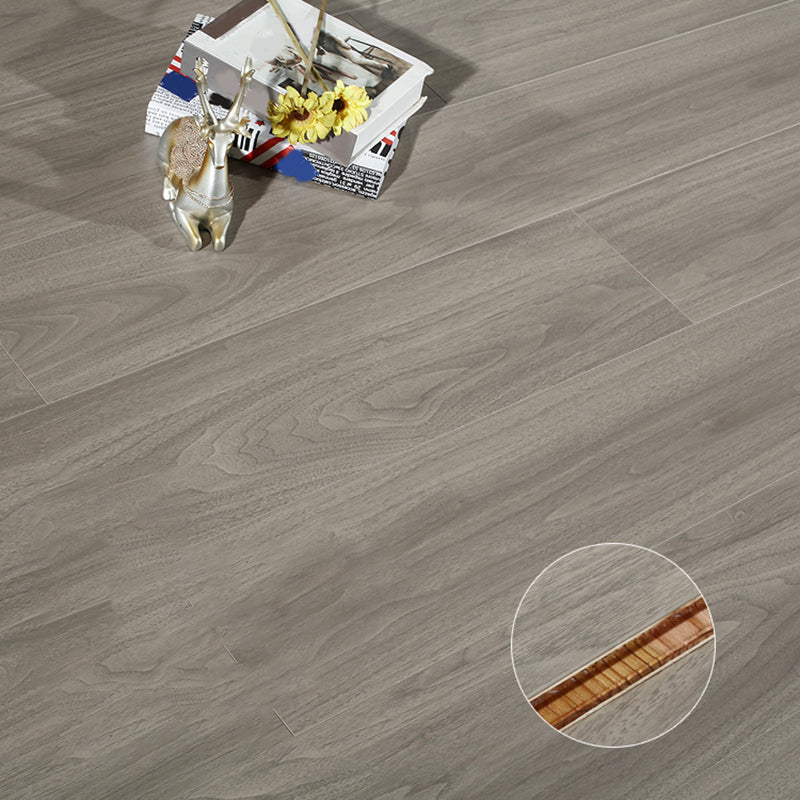 Traditional Wood Floor Planks Click Lock Wire Brushed Trim Piece Dark Gray Clearhalo 'Flooring 'Hardwood Flooring' 'hardwood_flooring' 'Home Improvement' 'home_improvement' 'home_improvement_hardwood_flooring' Walls and Ceiling' 7385740