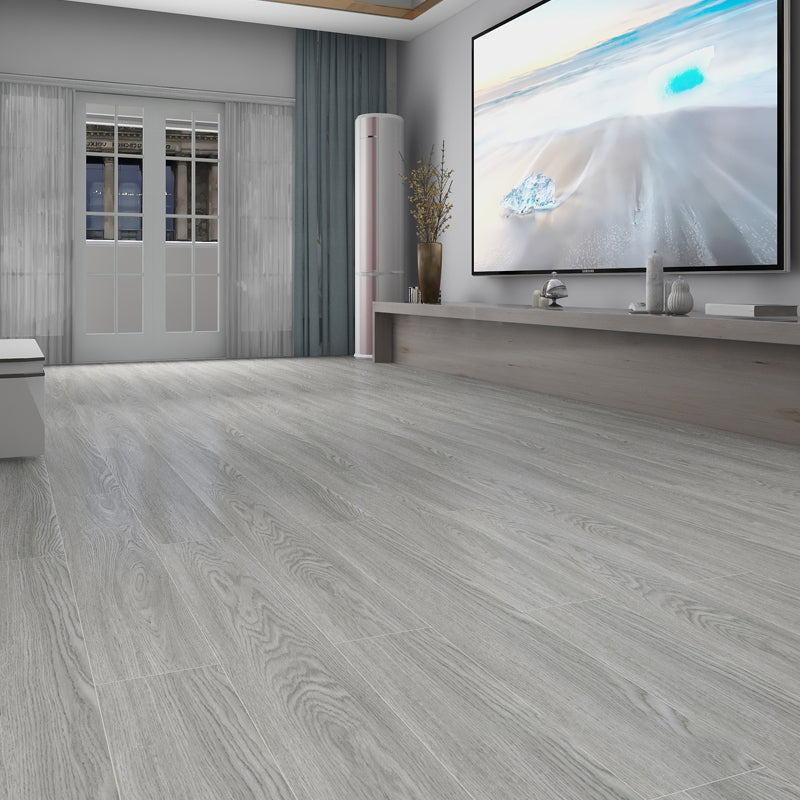 Traditional Wood Floor Planks Click Lock Wire Brushed Trim Piece White/ Gray Clearhalo 'Flooring 'Hardwood Flooring' 'hardwood_flooring' 'Home Improvement' 'home_improvement' 'home_improvement_hardwood_flooring' Walls and Ceiling' 7385743