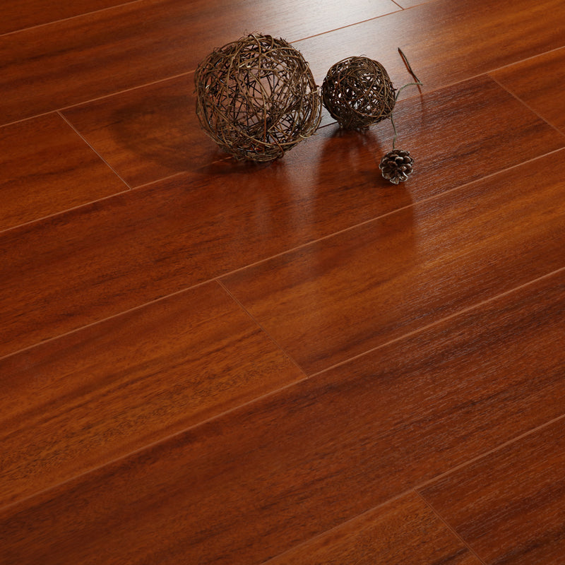 Traditional Wood Floor Planks Wire Brushed Click-Locking Hardwood Deck Tiles Rosewood Clearhalo 'Flooring 'Hardwood Flooring' 'hardwood_flooring' 'Home Improvement' 'home_improvement' 'home_improvement_hardwood_flooring' Walls and Ceiling' 7385763