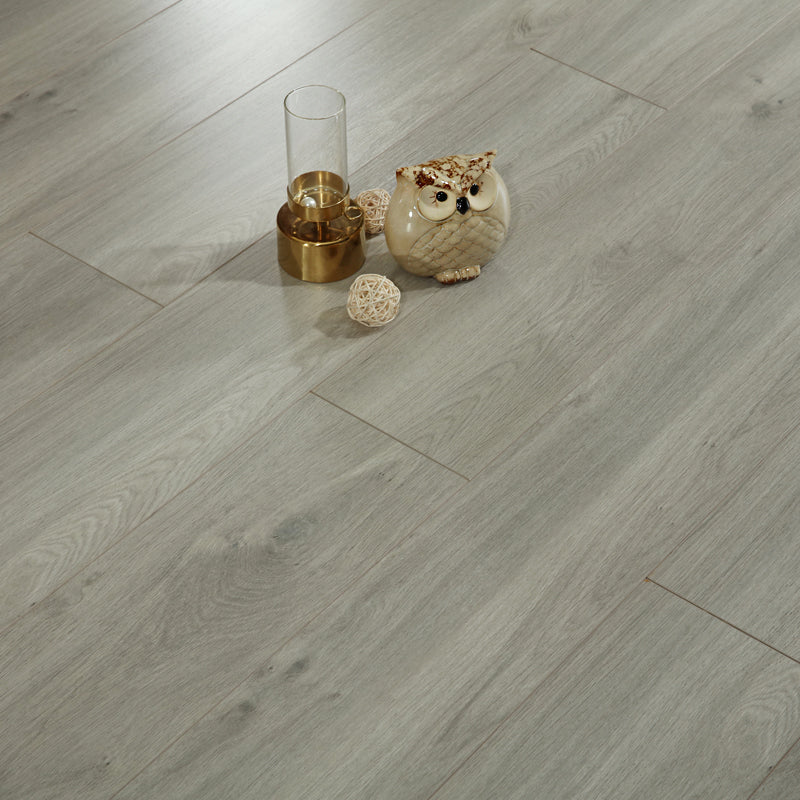 Traditional Wood Floor Planks Wire Brushed Click-Locking Hardwood Deck Tiles Grey Clearhalo 'Flooring 'Hardwood Flooring' 'hardwood_flooring' 'Home Improvement' 'home_improvement' 'home_improvement_hardwood_flooring' Walls and Ceiling' 7385773