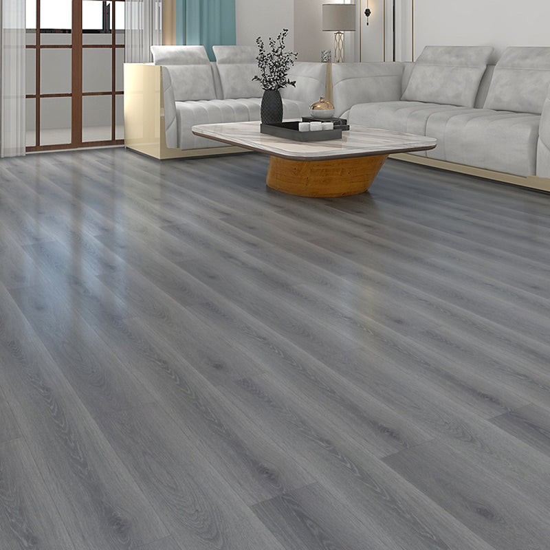 Traditional Wood Floor Planks Wire Brushed Click-Locking Hardwood Deck Tiles Silver/Gray Clearhalo 'Flooring 'Hardwood Flooring' 'hardwood_flooring' 'Home Improvement' 'home_improvement' 'home_improvement_hardwood_flooring' Walls and Ceiling' 7385776
