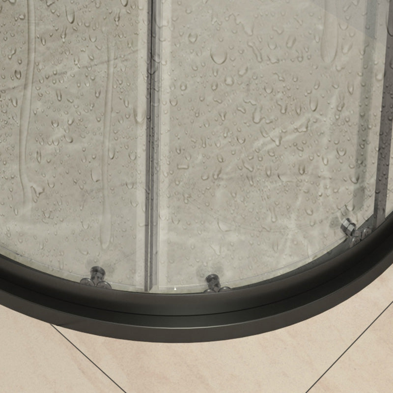 Transparent Shower Bath Door Curved Shower Doors Double Sliding Clearhalo 'Bathroom Remodel & Bathroom Fixtures' 'Home Improvement' 'home_improvement' 'home_improvement_shower_tub_doors' 'Shower and Tub Doors' 'shower_tub_doors' 'Showers & Bathtubs' 7386450