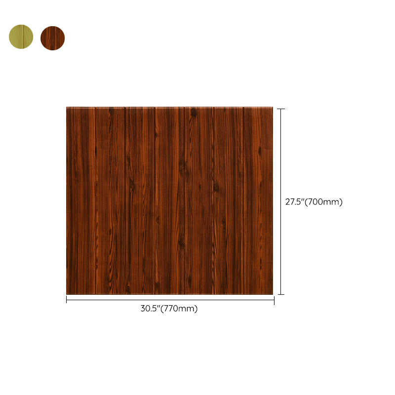 Plastic Wall Paneling Peel and Stick Waterproof Wood Planks Paneling Clearhalo 'Flooring 'Home Improvement' 'home_improvement' 'home_improvement_wall_paneling' 'Wall Paneling' 'wall_paneling' 'Walls & Ceilings' Walls and Ceiling' 7387315