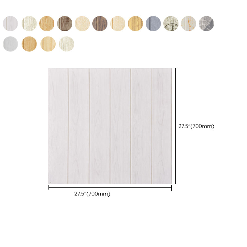 Plastic Wall Paneling Peel and Stick Waterproof Wood Planks Paneling Clearhalo 'Flooring 'Home Improvement' 'home_improvement' 'home_improvement_wall_paneling' 'Wall Paneling' 'wall_paneling' 'Walls & Ceilings' Walls and Ceiling' 7387316