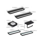 Contemporary Style Black Bathroom Accessory Set Metal Towel Bar Clearhalo 'Bathroom Hardware Sets' 'Bathroom Hardware' 'Bathroom Remodel & Bathroom Fixtures' 'bathroom_hardware_sets' 'Home Improvement' 'home_improvement' 'home_improvement_bathroom_hardware_sets' 7387653