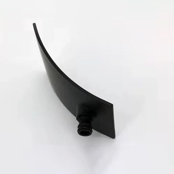 Lever Handle Bathroom Faucet 2 Holes Waterfall Spout Wall-Mounted Sink Faucet Clearhalo 'Bathroom Remodel & Bathroom Fixtures' 'Bathroom Sink Faucets' 'Bathroom Sinks & Faucet Components' 'bathroom_sink_faucets' 'Home Improvement' 'home_improvement' 'home_improvement_bathroom_sink_faucets' 7387872