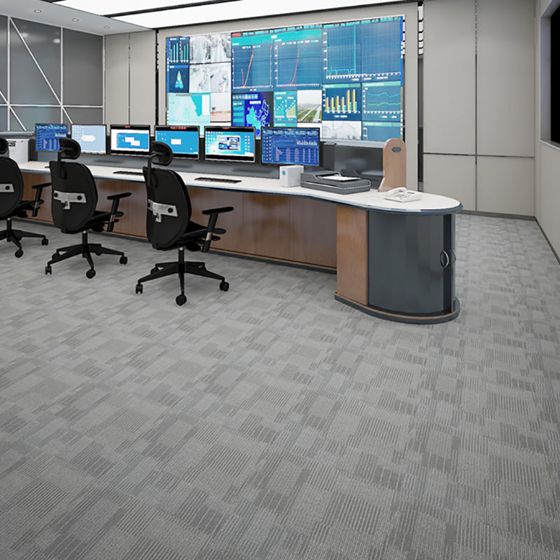 Water-resistant Plastic Floor Rectangular Fabric Look Square Edge Floor Tile Clearhalo 'Flooring 'Home Improvement' 'home_improvement' 'home_improvement_vinyl_flooring' 'Vinyl Flooring' 'vinyl_flooring' Walls and Ceiling' 7387998