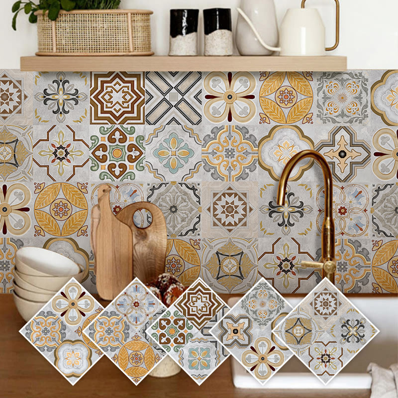 Pattern Color Stone Peel and Paste Mosaic Tile Peel and Paste Tile Clearhalo 'Flooring 'Home Improvement' 'home_improvement' 'home_improvement_peel_stick_blacksplash' 'Peel & Stick Backsplash Tile' 'peel_stick_blacksplash' 'Walls & Ceilings' Walls and Ceiling' 7388011