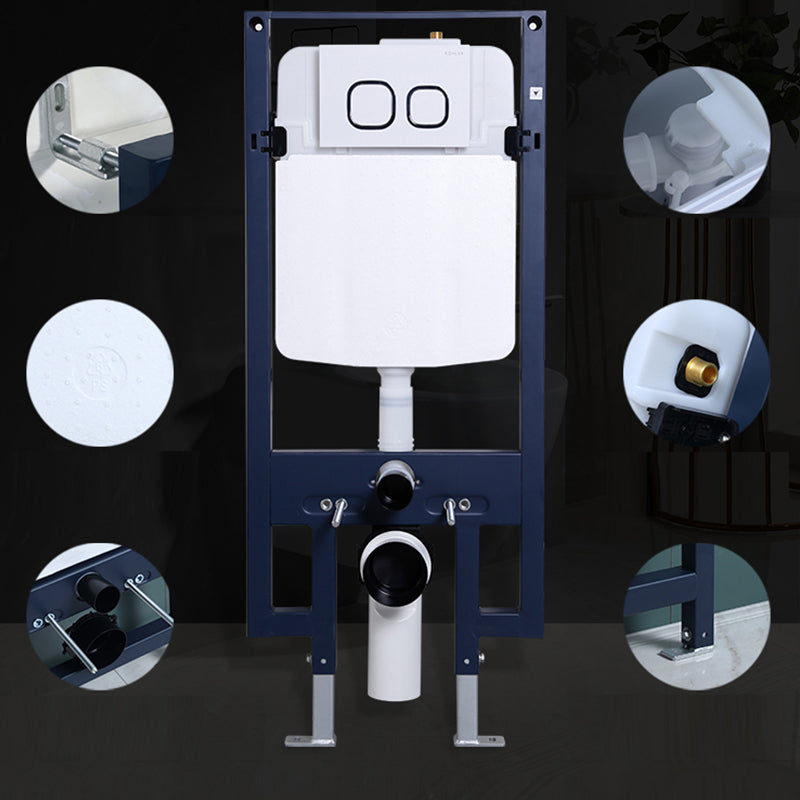 Contemporary Wall Mount Toilet Bowl White Seat Included Urine Toilet for Bathroom Clearhalo 'Bathroom Remodel & Bathroom Fixtures' 'Home Improvement' 'home_improvement' 'home_improvement_toilets' 'Toilets & Bidets' 'Toilets' 7388573