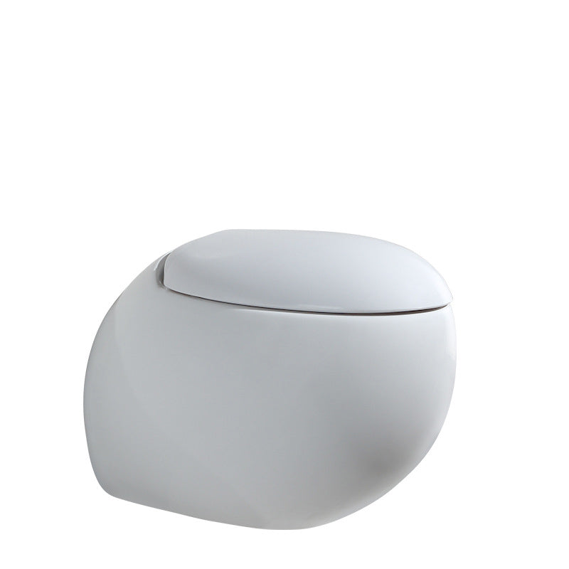 Contemporary Wall Mount Toilet Bowl White Seat Included Urine Toilet for Bathroom 16"L x 23"W x 16"H Toilet Only Clearhalo 'Bathroom Remodel & Bathroom Fixtures' 'Home Improvement' 'home_improvement' 'home_improvement_toilets' 'Toilets & Bidets' 'Toilets' 7388585