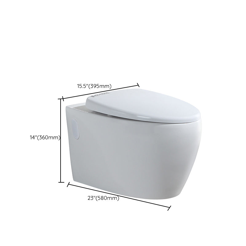 Contemporary Wall Mount Toilet Bowl White Seat Included Urine Toilet for Bathroom Clearhalo 'Bathroom Remodel & Bathroom Fixtures' 'Home Improvement' 'home_improvement' 'home_improvement_toilets' 'Toilets & Bidets' 'Toilets' 7388592